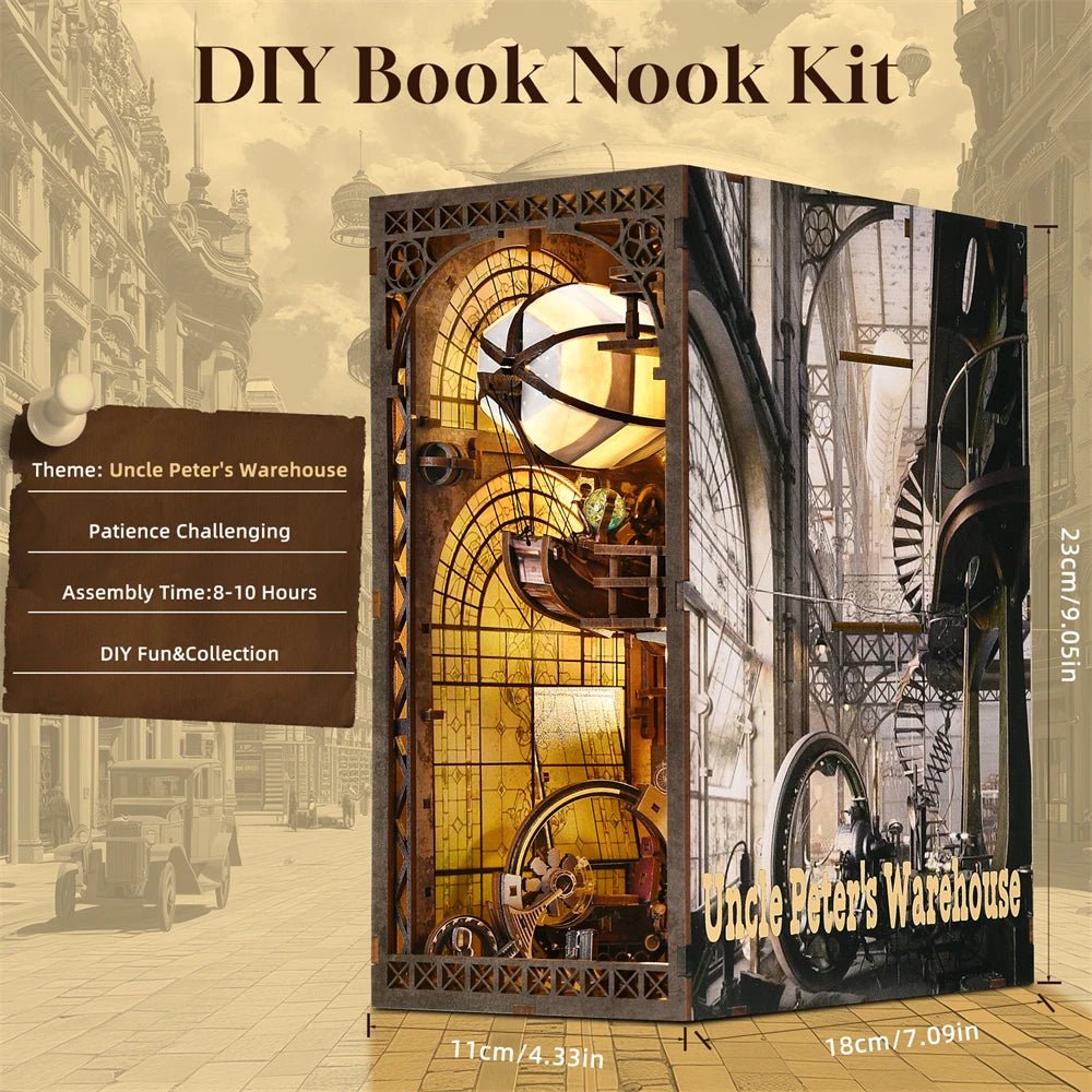 Airship Adventure Book Nook Kit - TryNooki