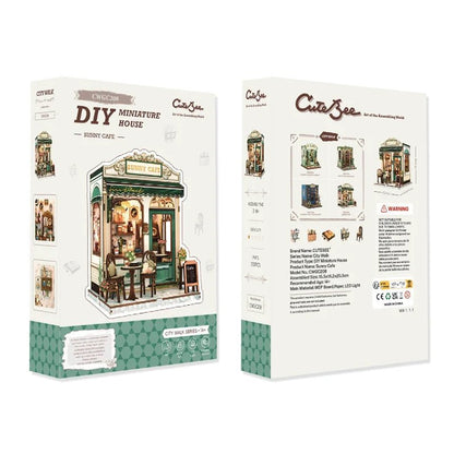 Sunny Cafe - DIY Book Nook Kit - TryNooki