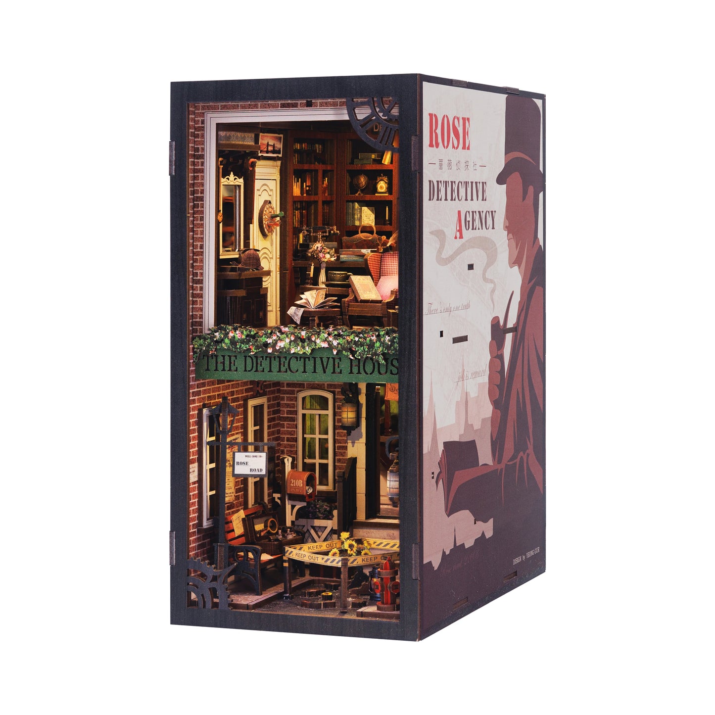Rose Detective Agency - DIY Book Nook Kit - TryNooki