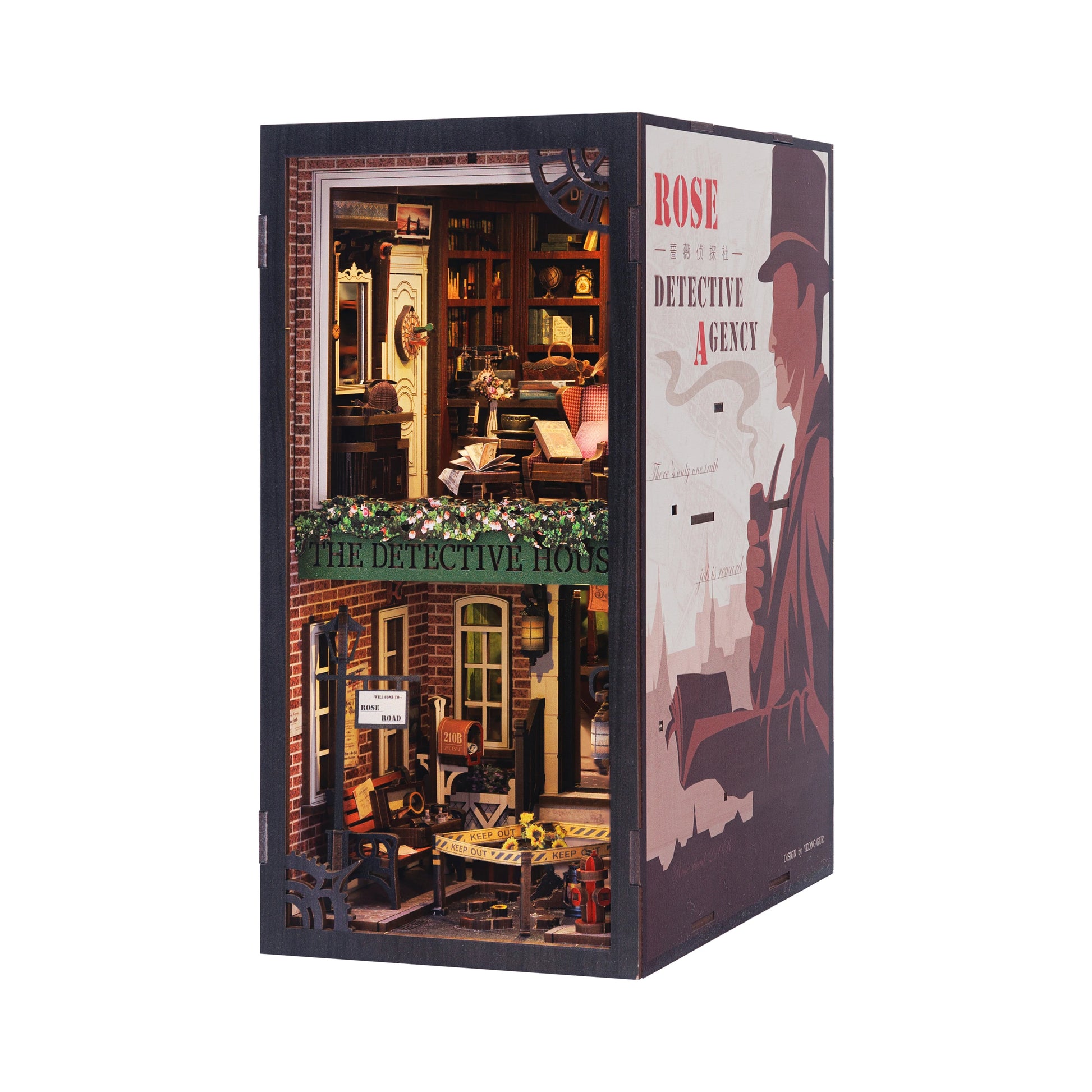 Rose Detective Agency - DIY Book Nook Kit - TryNooki