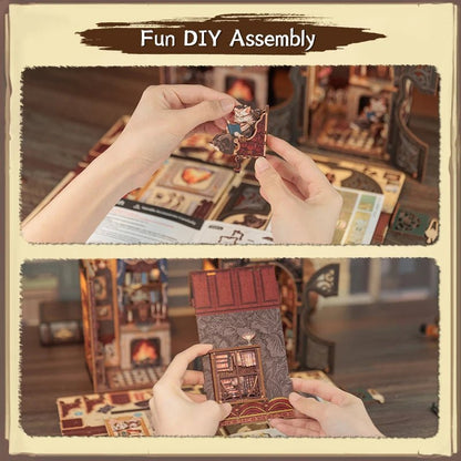 Count Cat's Study - Diy Book Nook Kit - TryNooki