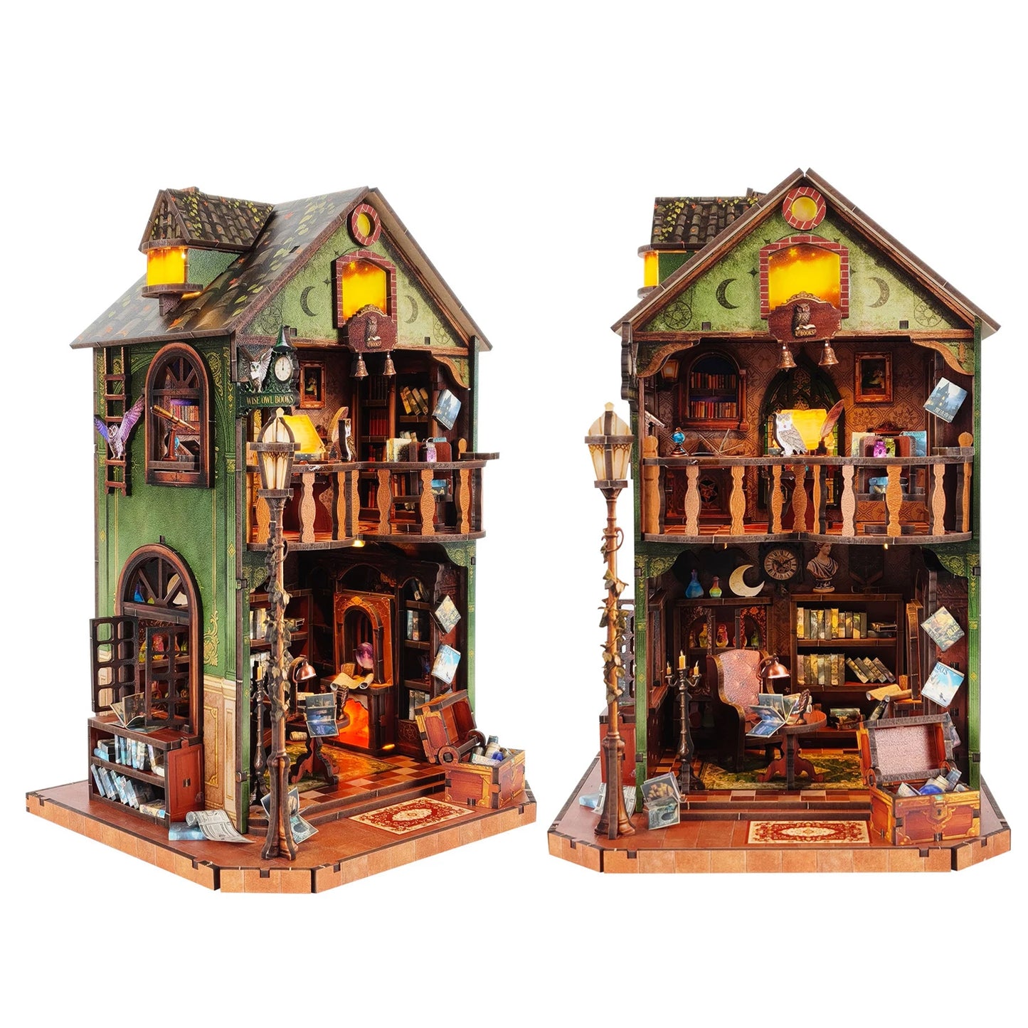 Owl Library - DIY Book Nook Kit - TryNooki