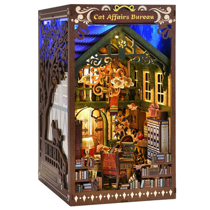 Cat Affairs Bureau - Book Nook Kit - TryNooki