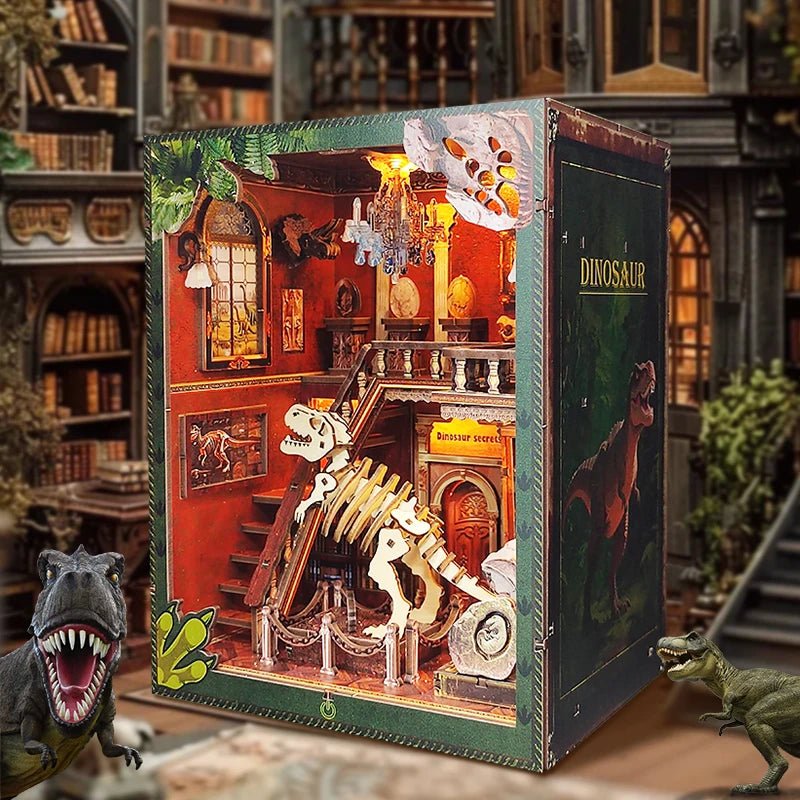 Jurassic Journey - DIY Dinosaur Museum Book Nook Kit - TryNooki