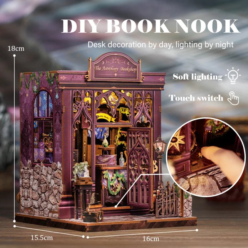Astrology Bookshop - DIY Book Nook Kit - TryNooki
