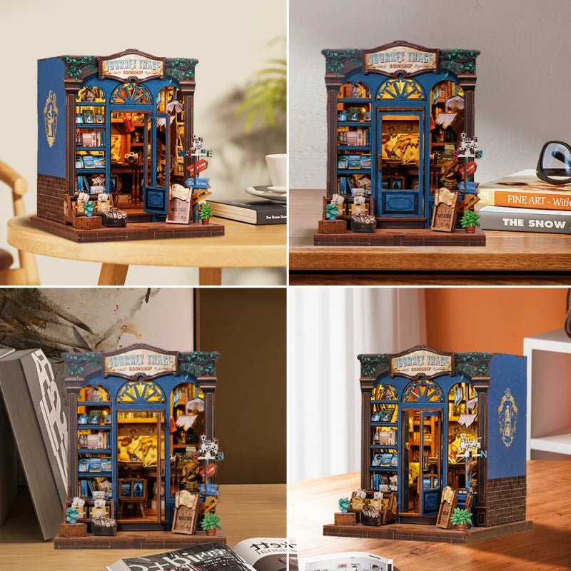 Journey Trace Bookshop - DIY Book Nook Kit - TryNooki