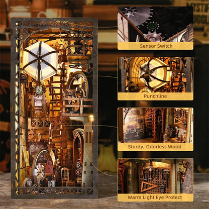 Airship Adventure Book Nook Kit - TryNooki