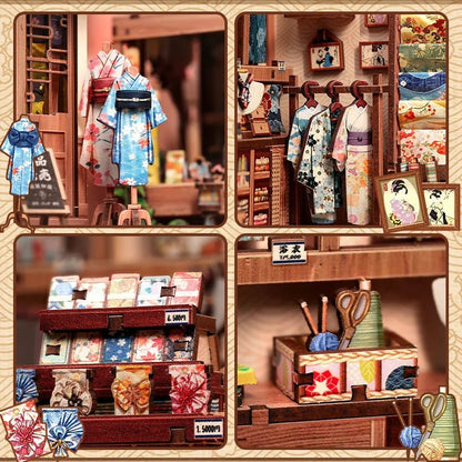 Sakura O Kimono - DIY Book Nook Kit - TryNooki