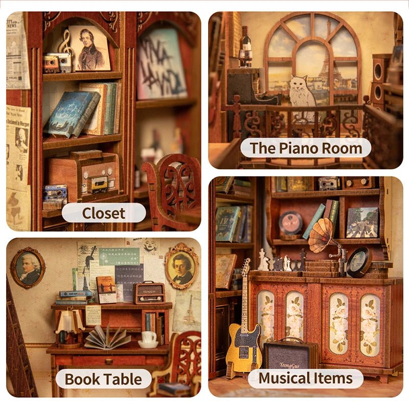 Secret Rhythm - DIY Book Nook Kit - TryNooki