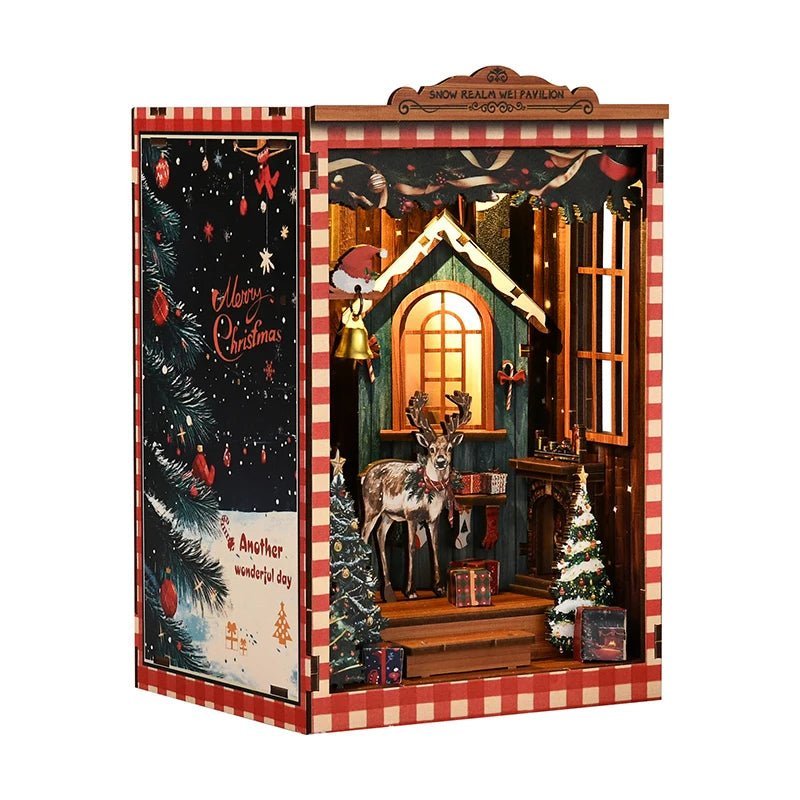 Snow Realm Pavilion - DIY Book Nook Kit - NookFan