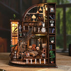 Bacchus Bookstore - DIY Miniature Dollhouse Kit - NookFan