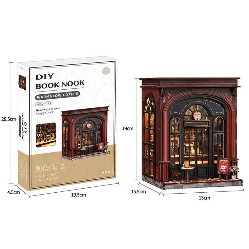 Warmglow Coffee Book Nook - TryNooki