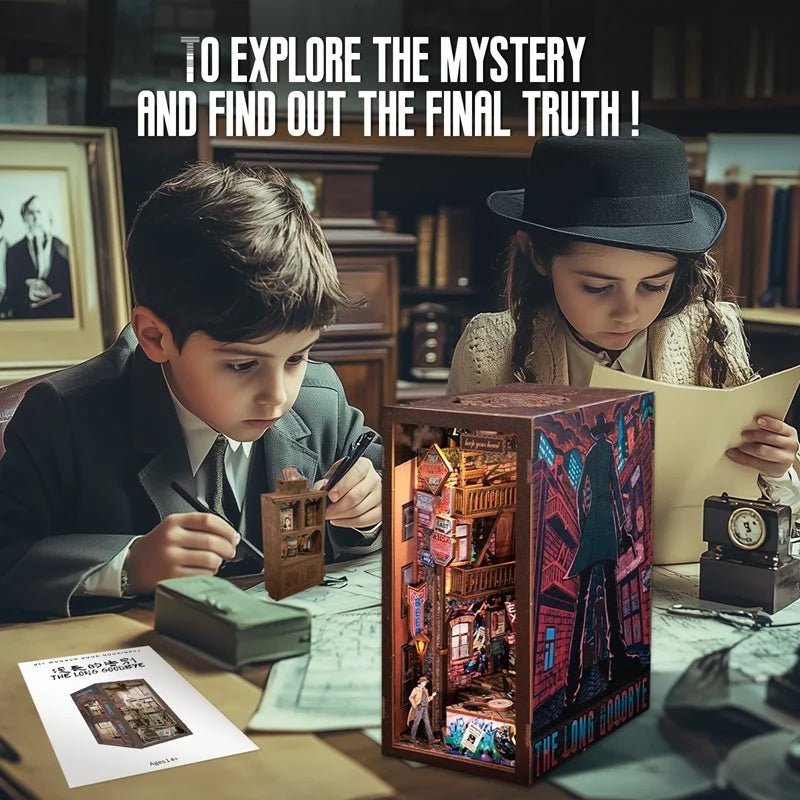 Train Mystery Case - DIY Book Nook Kit - TryNooki