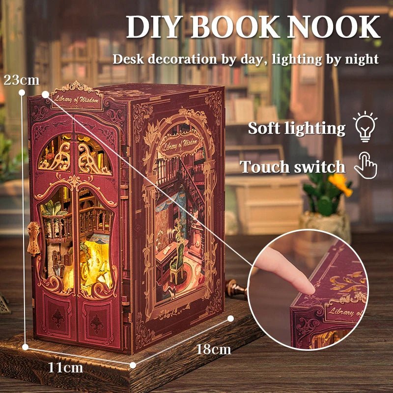 Library of Wisdom Book Nook Kit - TryNooki