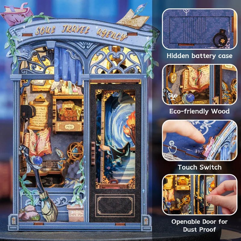 Soul Travel Agency - DIY Book Nook Kit - TryNooki