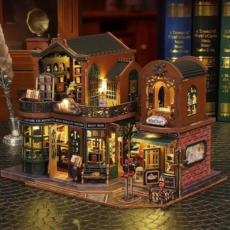 Twilight Wooden Model - DIY Miniature World Kit - NookFan