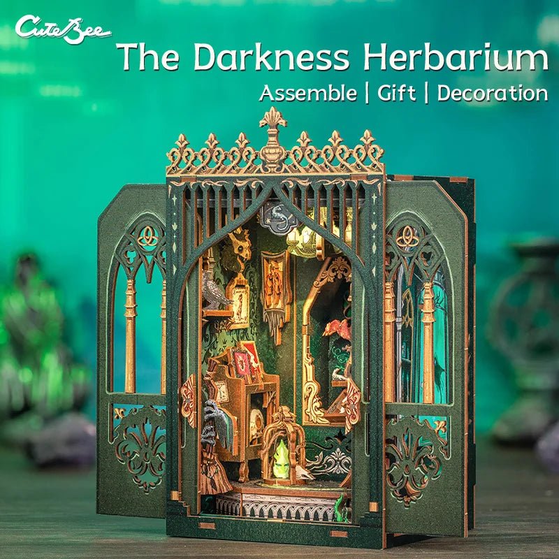 Darkness Herbarium DIY Book Nook Kit - TryNooki