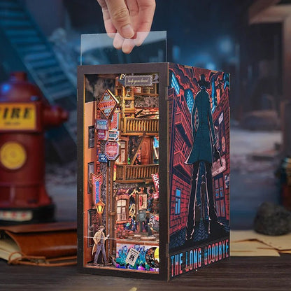 The Long Goodbye - DIY Detective Book Nook Kit - TryNooki