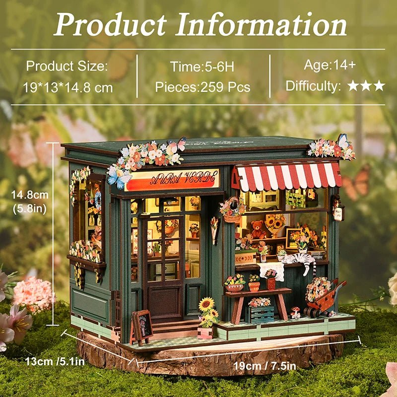 Aura Verde Flower Room - Dollhouse - TryNooki