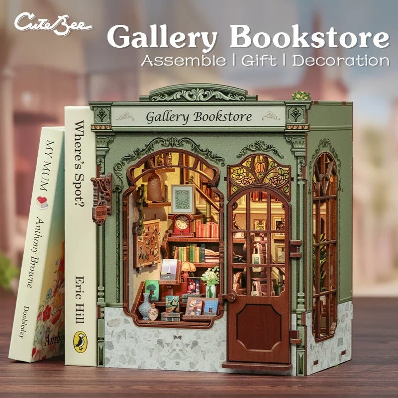 Gallery Bookstore - DIY Book Nook Kit - TryNooki