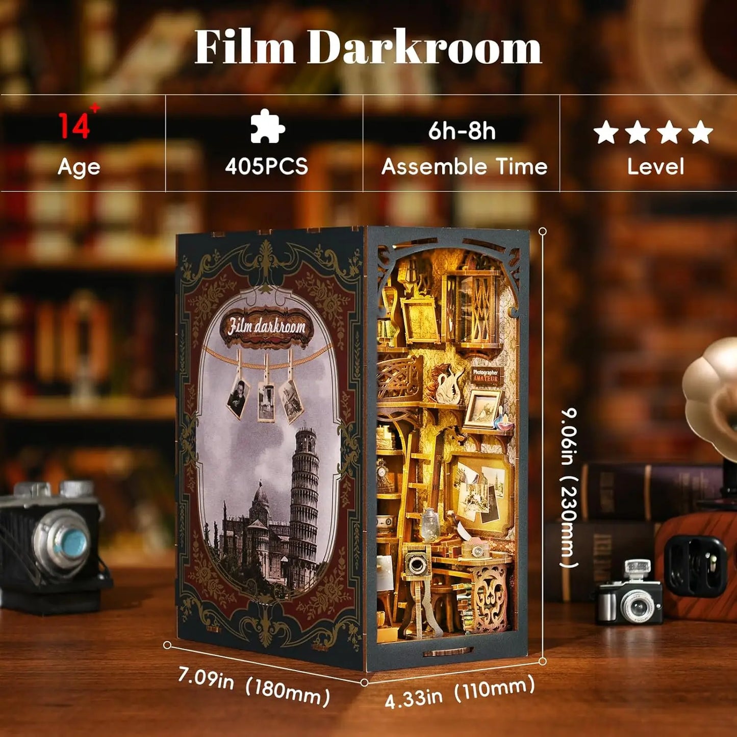 Film Darkroom Book Nook Kit - TryNooki