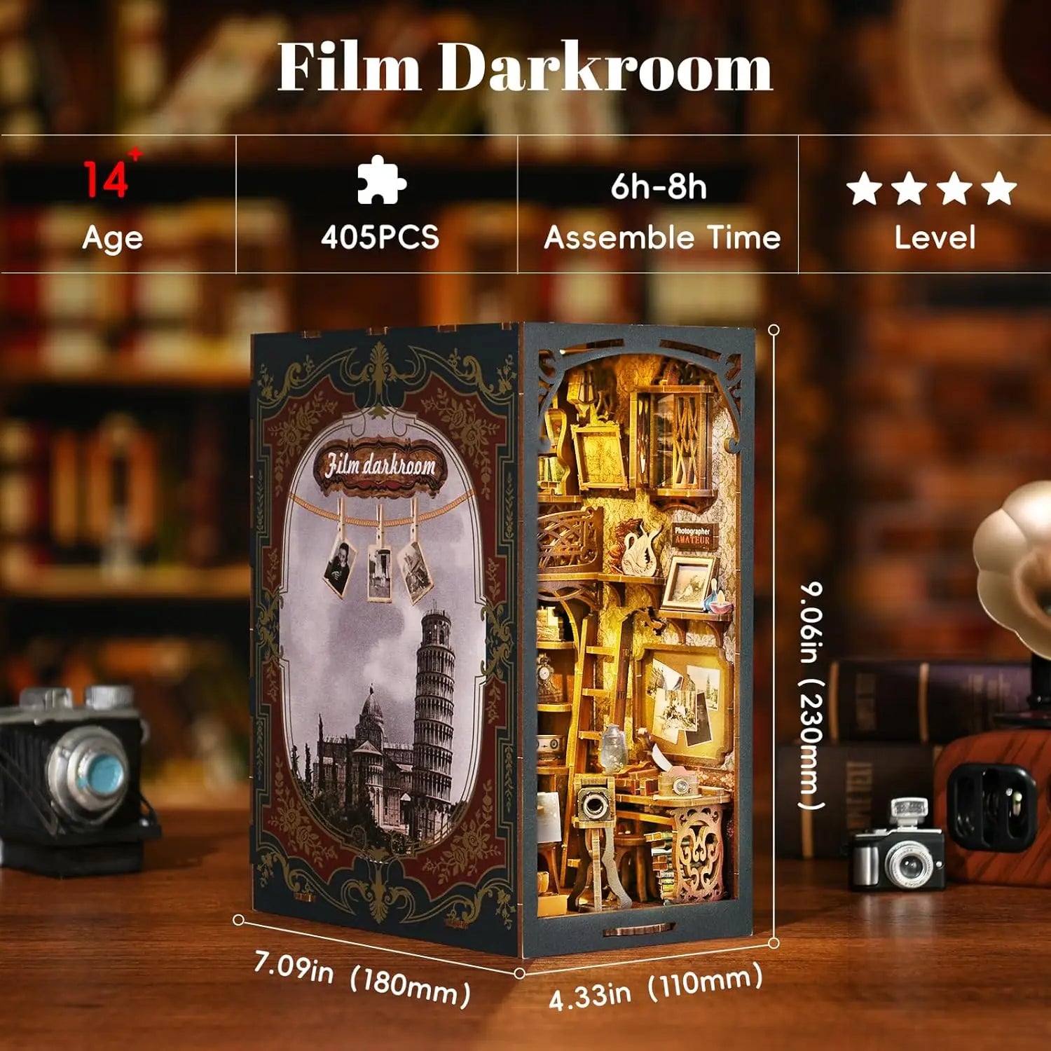 Film Darkroom Book Nook Kit - TryNooki