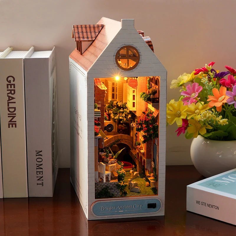 Mystic Alley Ancient City - DIY Book Nook Kit - NookFan
