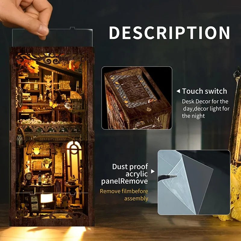 Serenity Coffee House - DIY Book Nook Kit - TryNooki