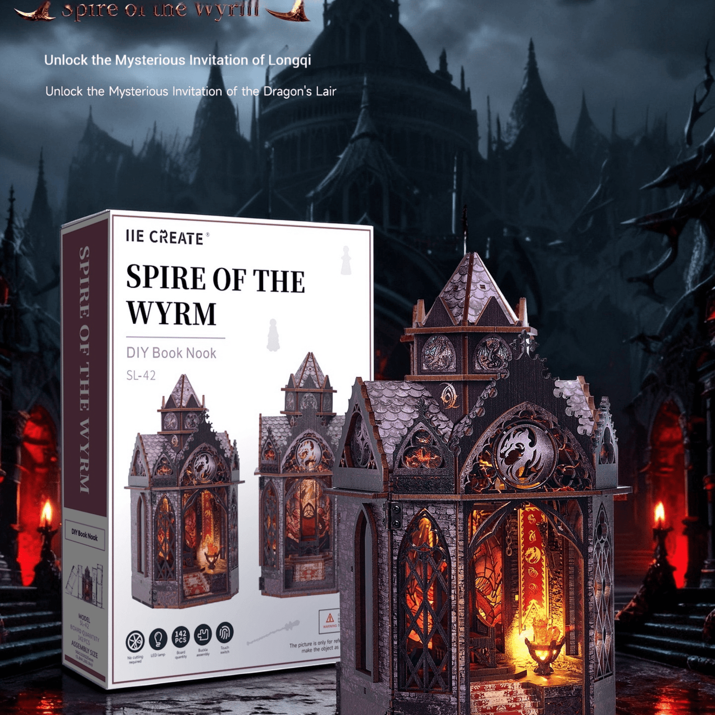 Spire Of The Wyrm - DIY Miniature World Kit - TryNooki