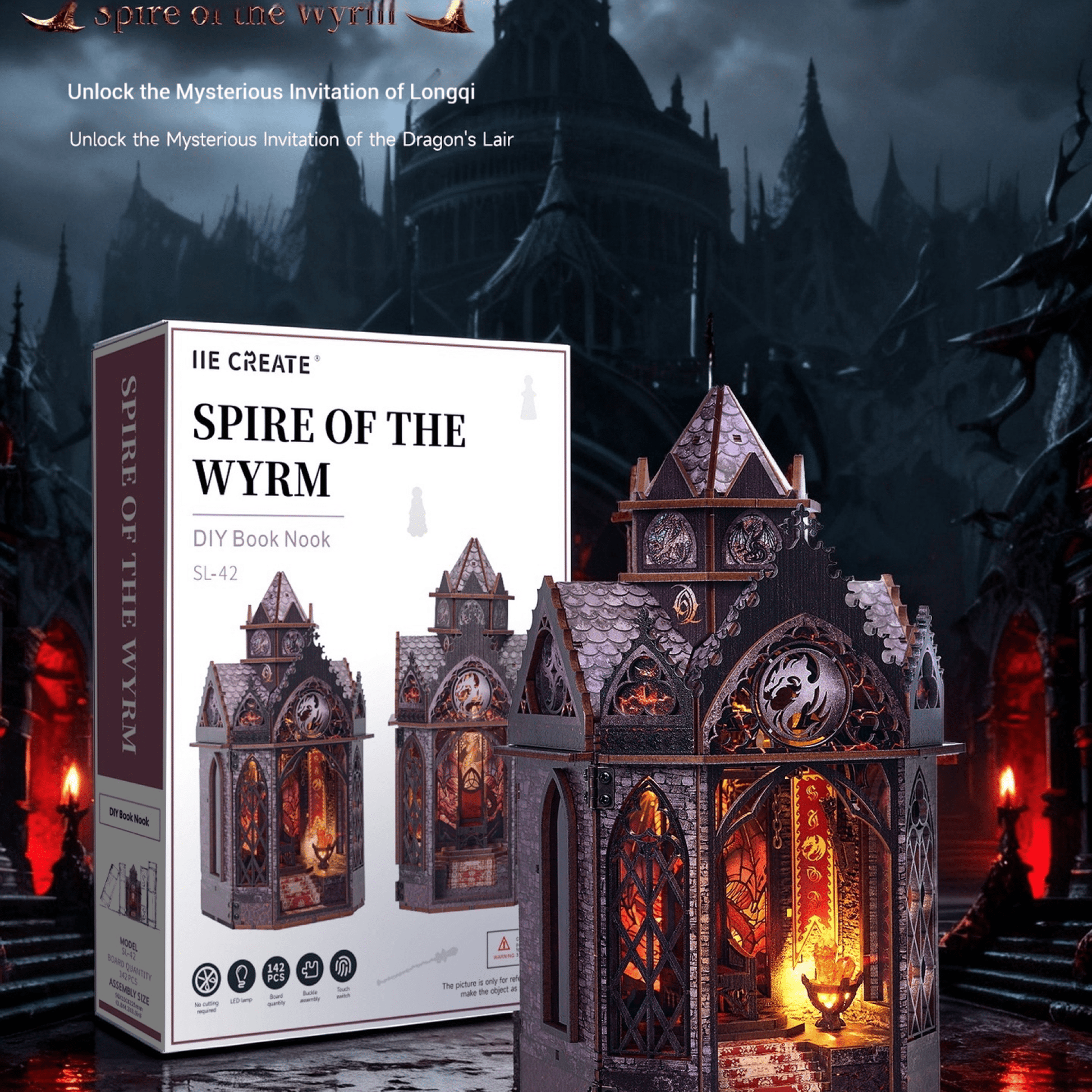 Spire Of The Wyrm - DIY Miniature World Kit - TryNooki