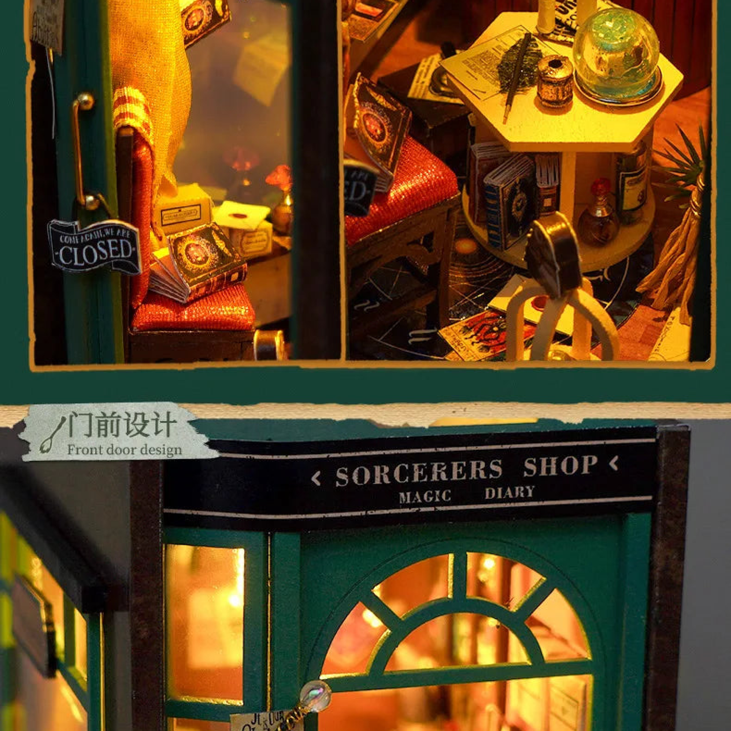 Sorcerer's Alley - DIY Book Nook Kit - TryNooki