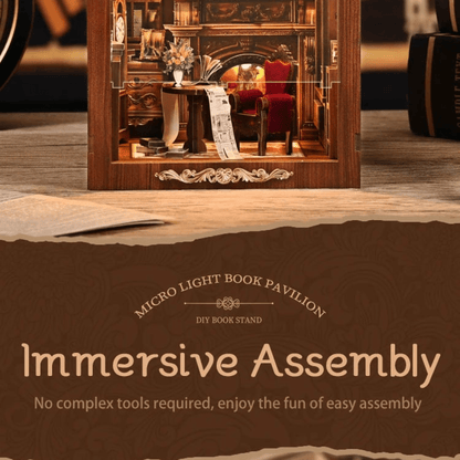 TWILIGHT LIBRARY - DIY Book Nook Kit - TryNooki
