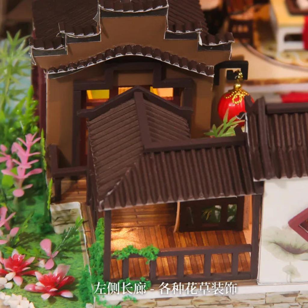 Tang Dynasty - DIY Wooden Miniature House Kit - NookFan