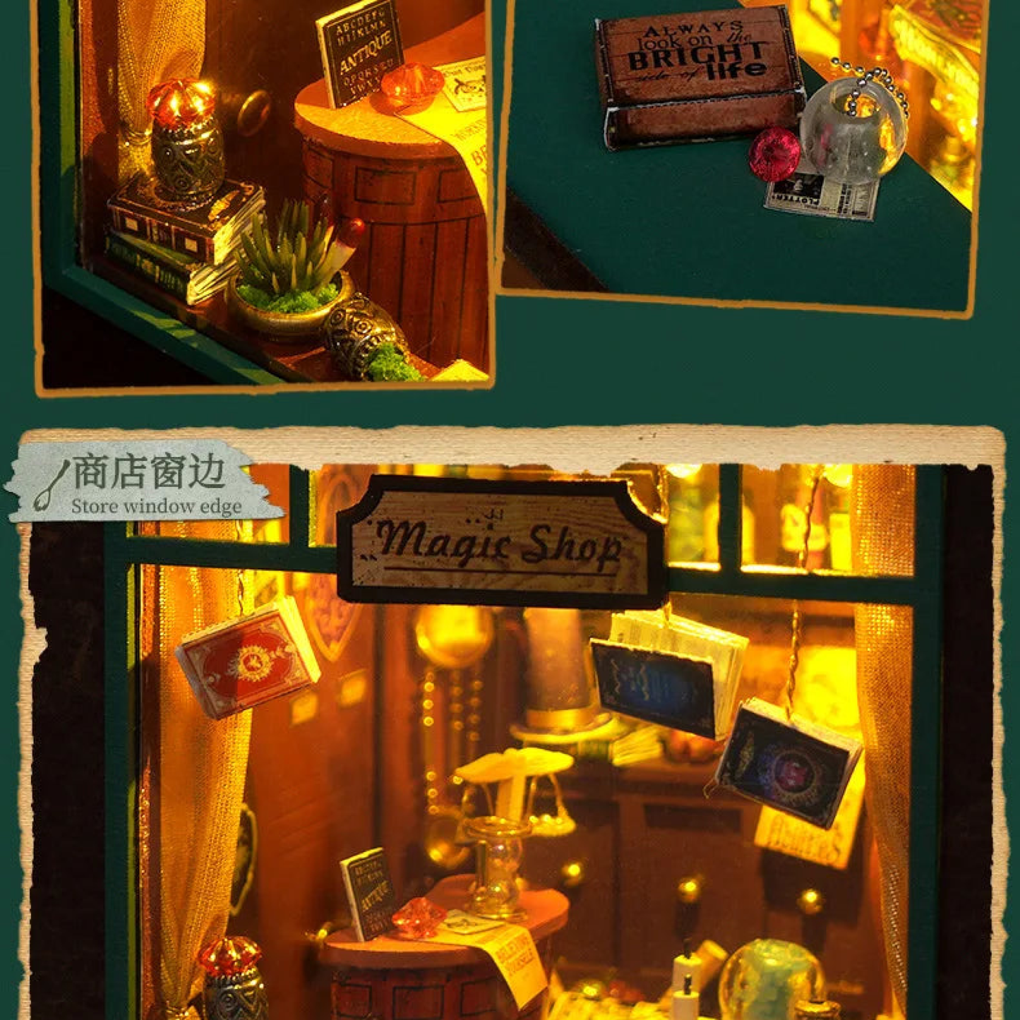 Sorcerer's Alley - DIY Book Nook Kit - TryNooki