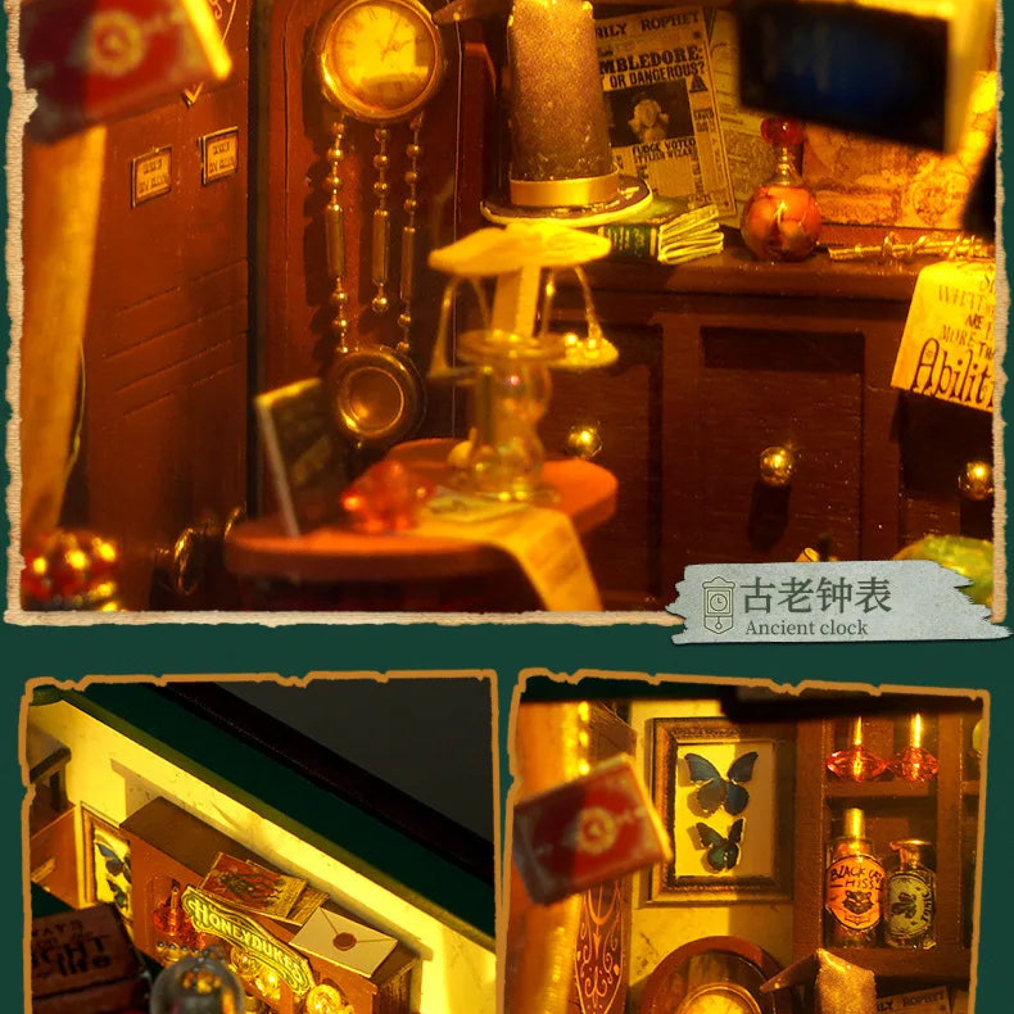 Sorcerer's Alley - DIY Book Nook Kit - TryNooki
