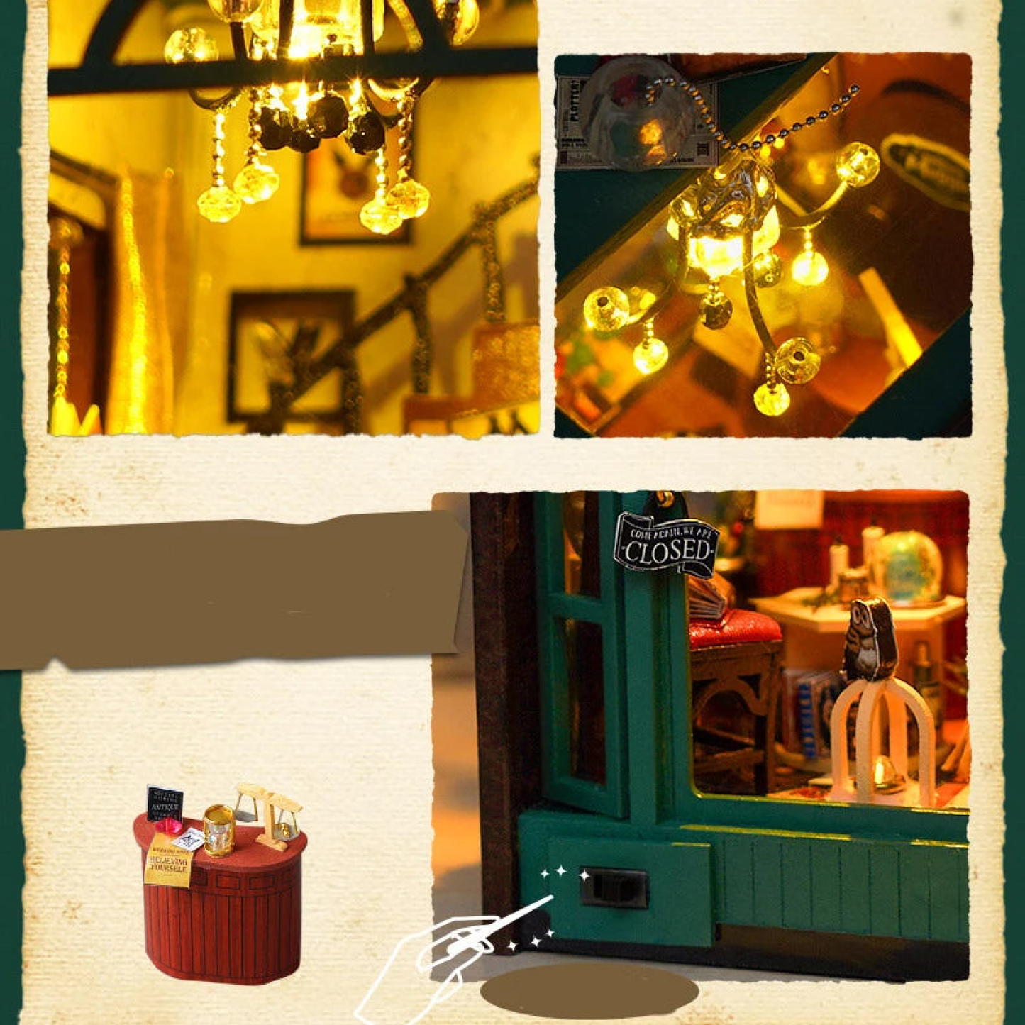 Sorcerer's Alley - DIY Book Nook Kit - TryNooki