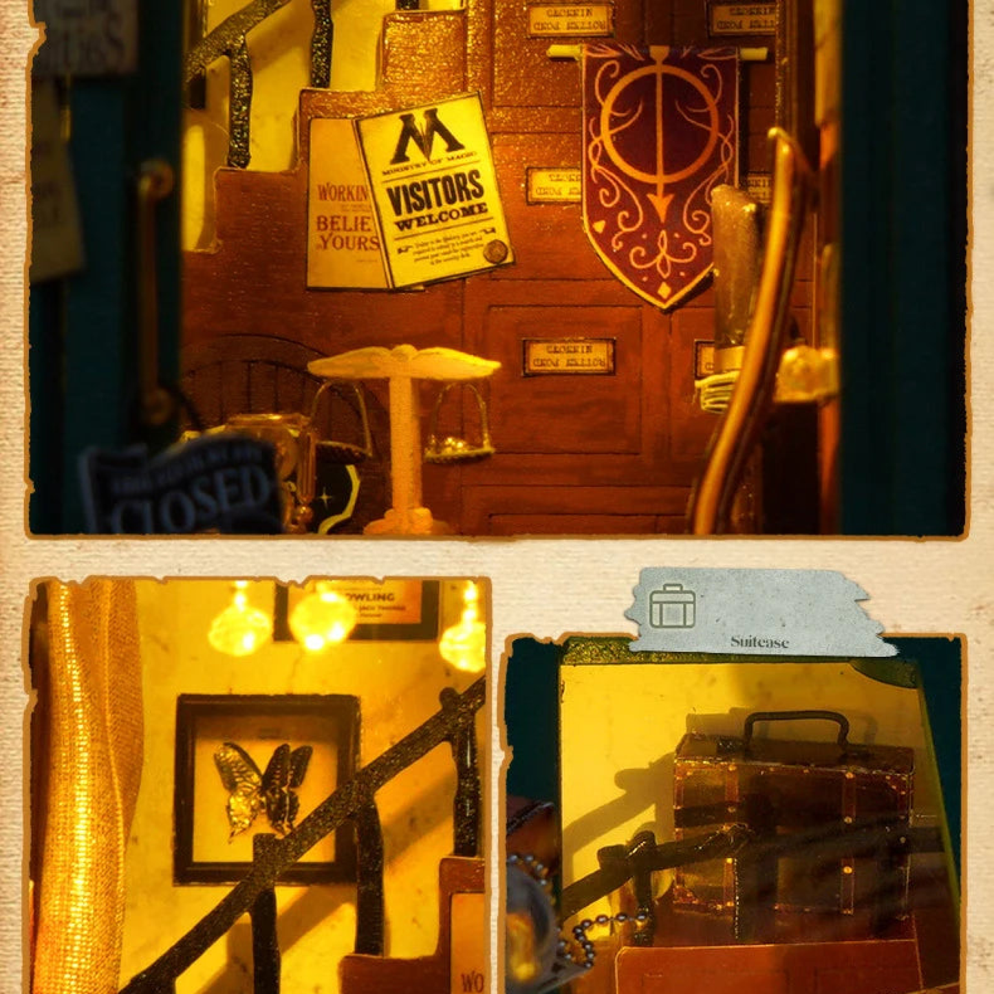 Sorcerer's Alley - DIY Book Nook Kit - TryNooki