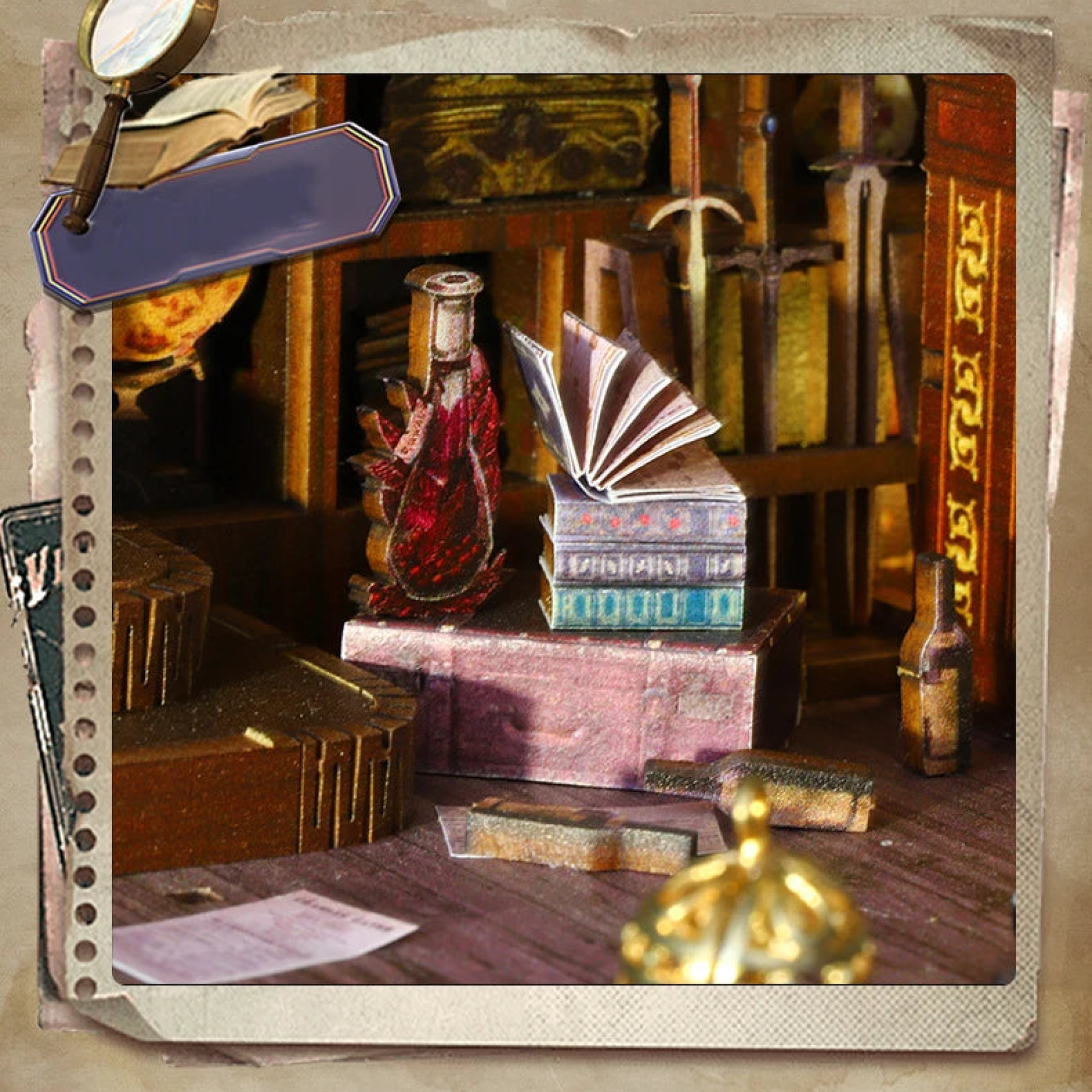 Aden - DIY Book Nook Kit - TryNooki