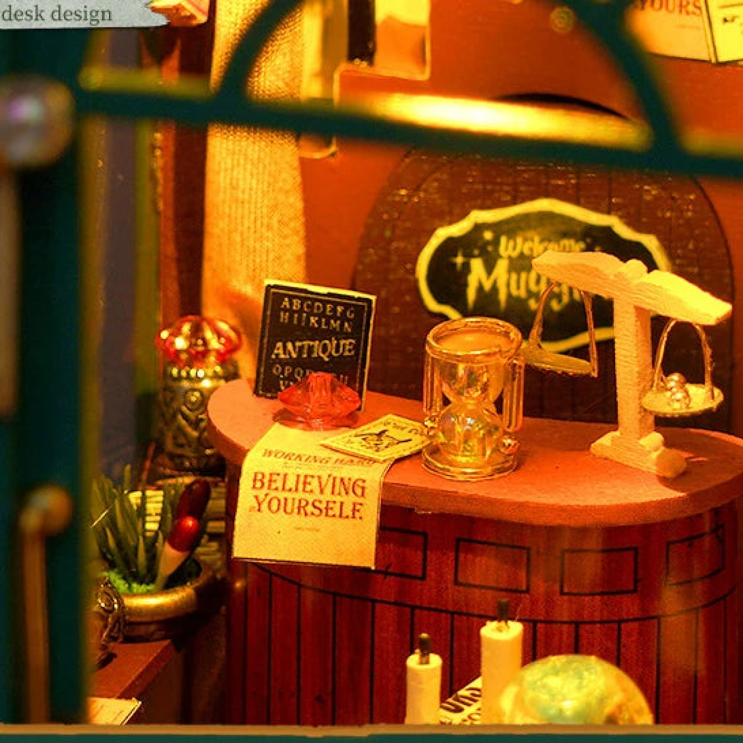 Sorcerer's Alley - DIY Book Nook Kit - TryNooki