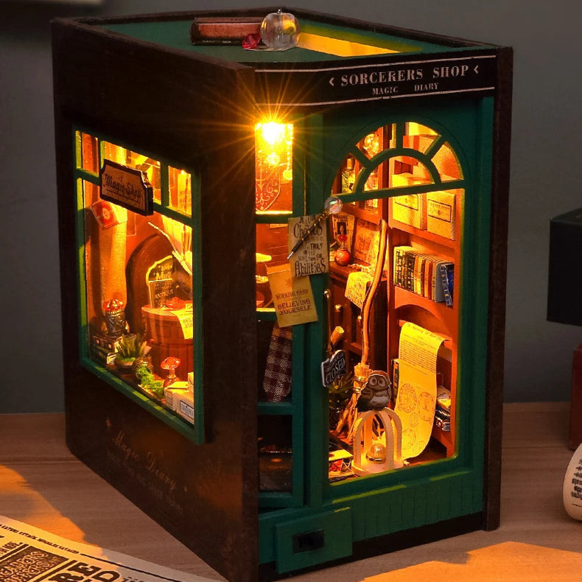 Sorcerer's Alley - DIY Book Nook Kit - TryNooki