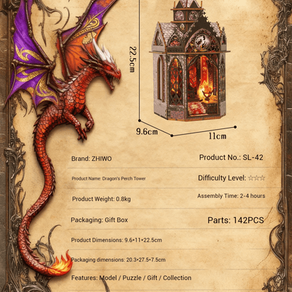 Spire Of The Wyrm - DIY Miniature World Kit - TryNooki