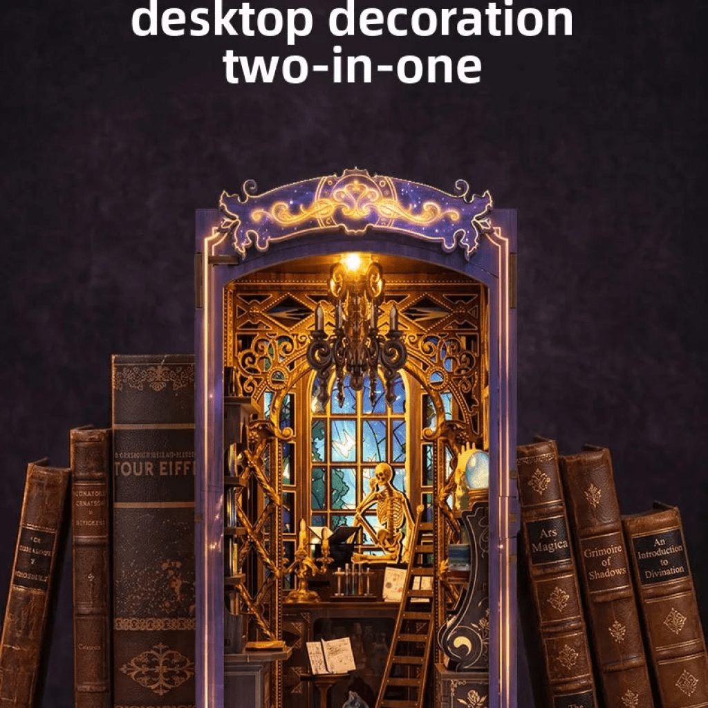 Meow witch magic room - DIY Book Nook Kit - NookFan