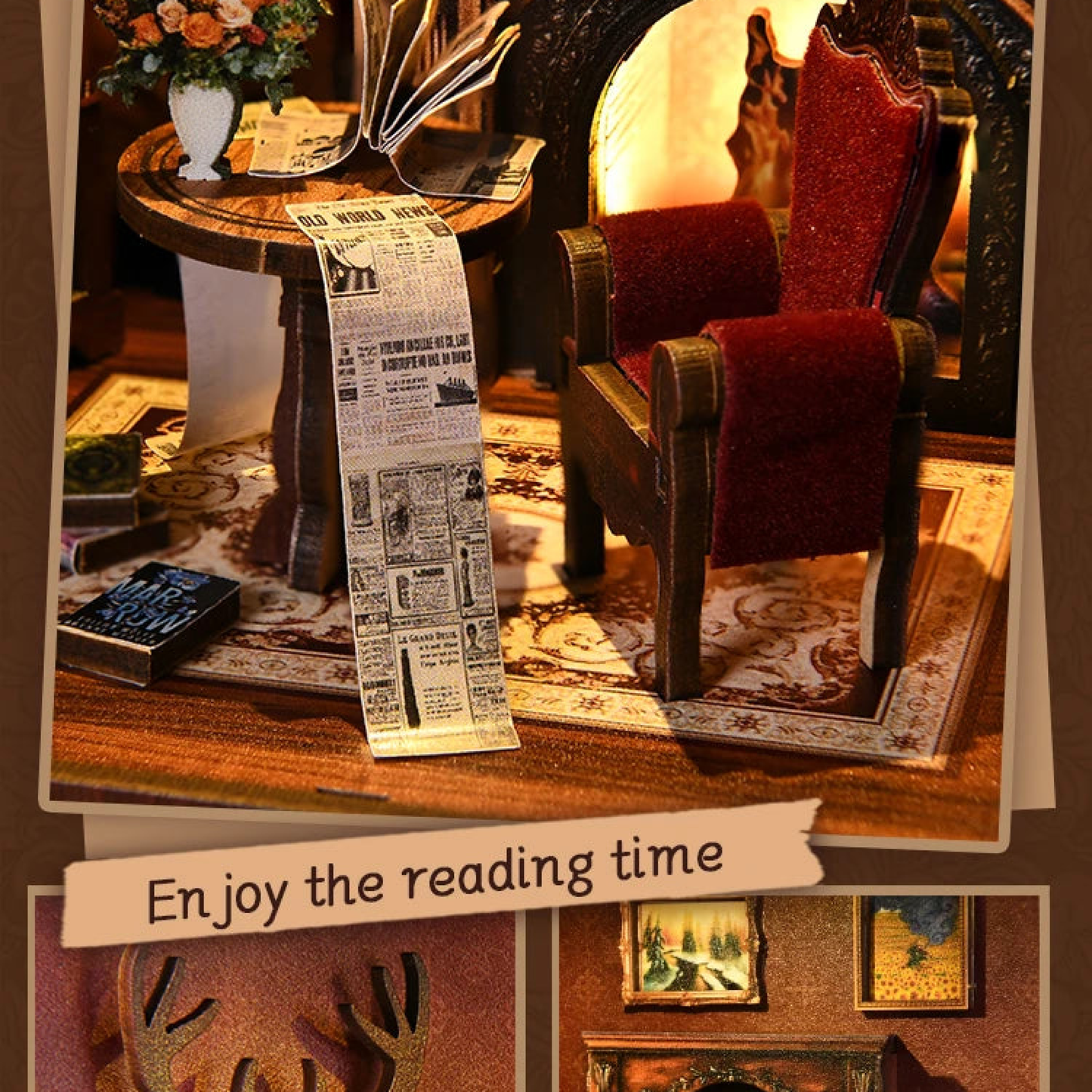 TWILIGHT LIBRARY - DIY Book Nook Kit - TryNooki