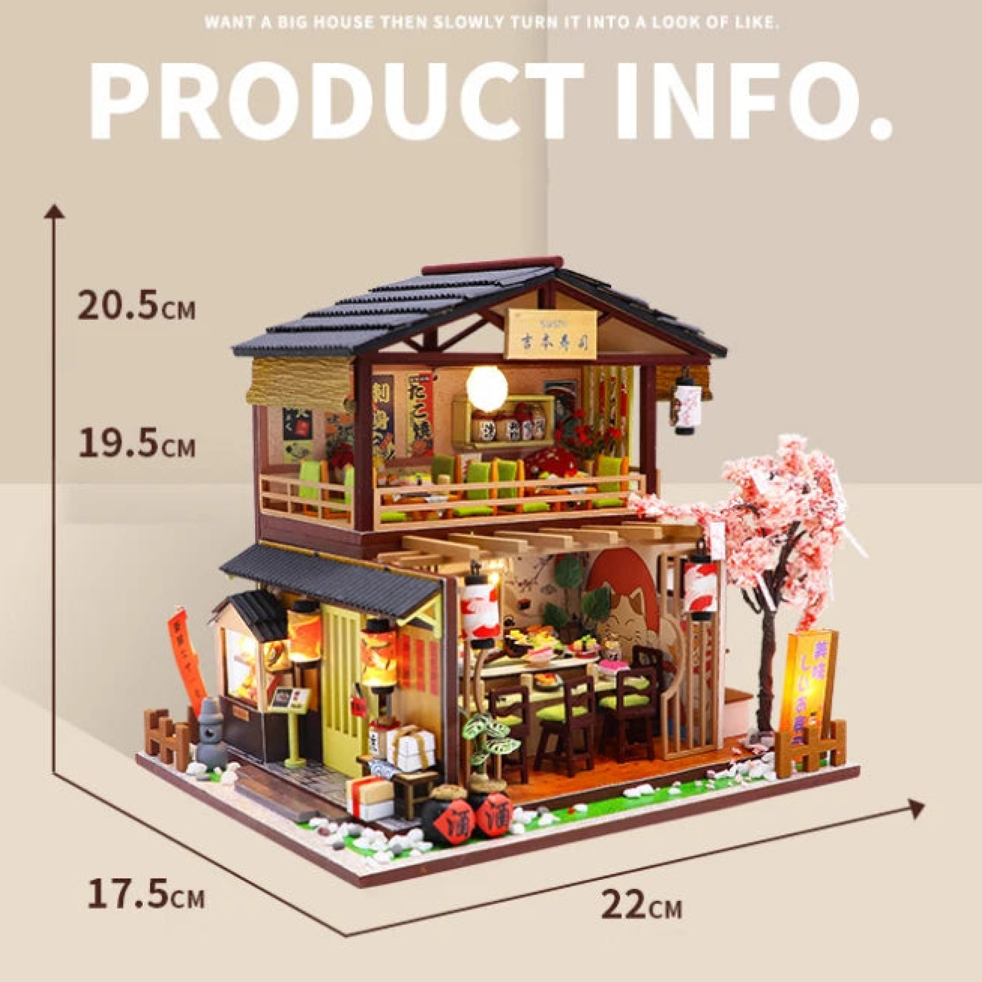 Sakura Sushi Shop - Dollhouse - TryNooki