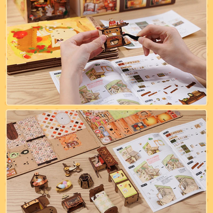 Mole's Apartment - DIY Book Nook Kit - TryNooki