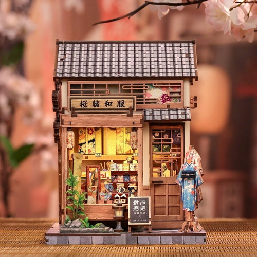 Sakura O Kimono - DIY Book Nook Kit - TryNooki