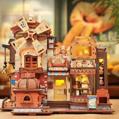 Factory Bread - 3D Wooden Music Box Puzzle Kit - TryNooki