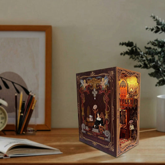 Duchess's Wardrobe - DIY 3D Wooden Book Nook Kit - TryNooki